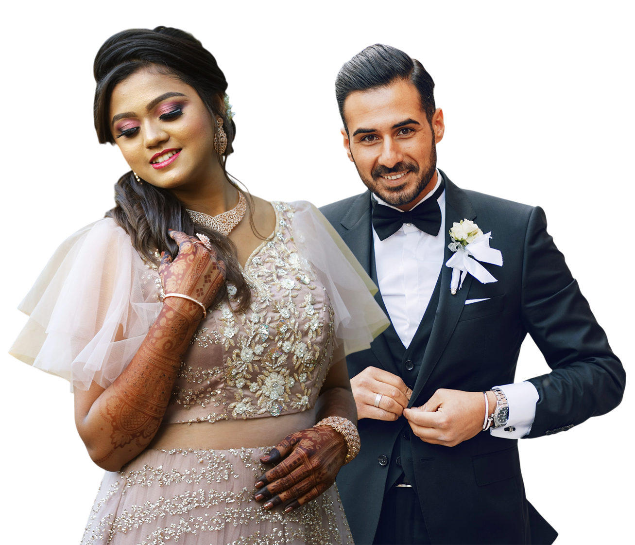Happy couple